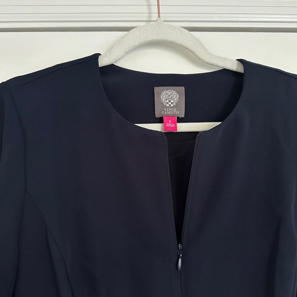 Vince Camuto Navy Jumpsuit - Picture 2 of 6